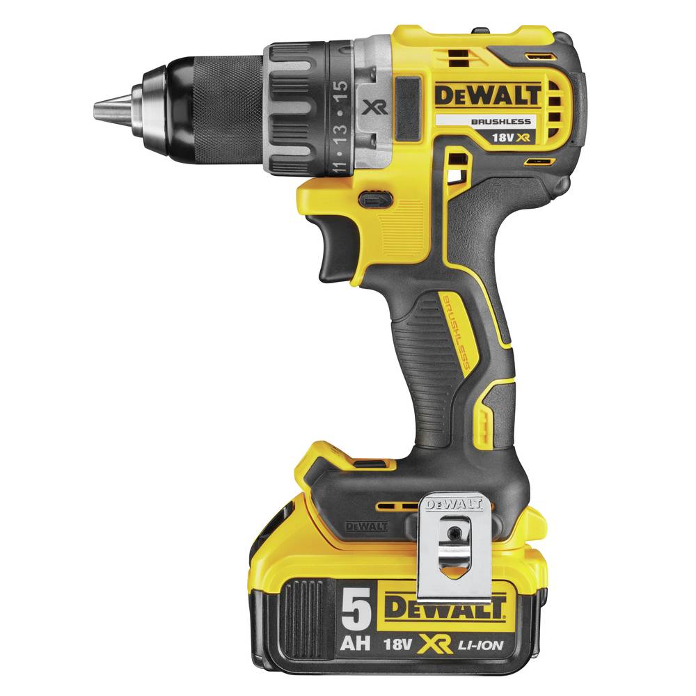 Perceuse visseuse 18V XR + 2 batteries 5Ah + chargeur + coffret TSTAK - DEWALT - DCD791P2-QW-1
