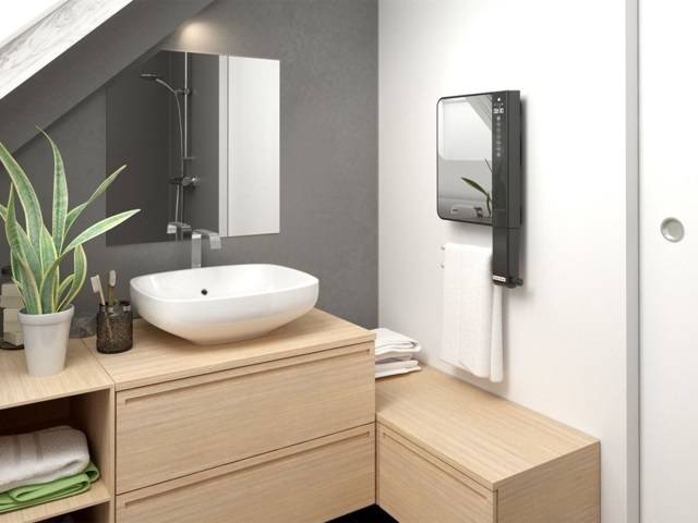 Thermor Illico 3 Miroir Sèche-serviettes Soufflant Avec Miroir Intégré - Thermor-2