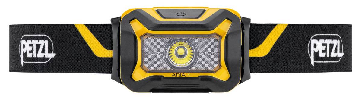 Lampe frontale Aria 1 noir - jaune + 3 piles AAA/LR03 - PETZL - E069AA00-2