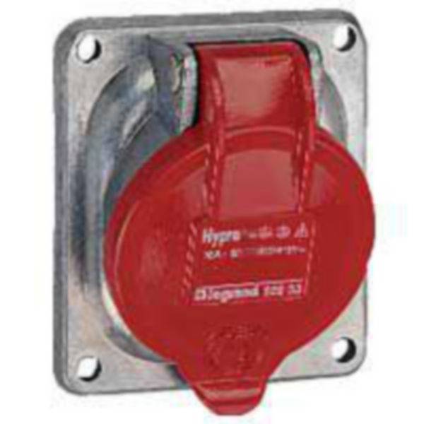 Prise fixe HYPRA 3P+T 32A 380V métal - LEGRAND - 052933-0