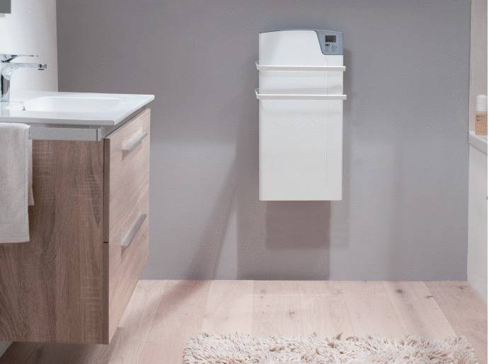 Radiateur Seche-serviettes Kea Ventilo Blanc 1400w - Atlantic-1