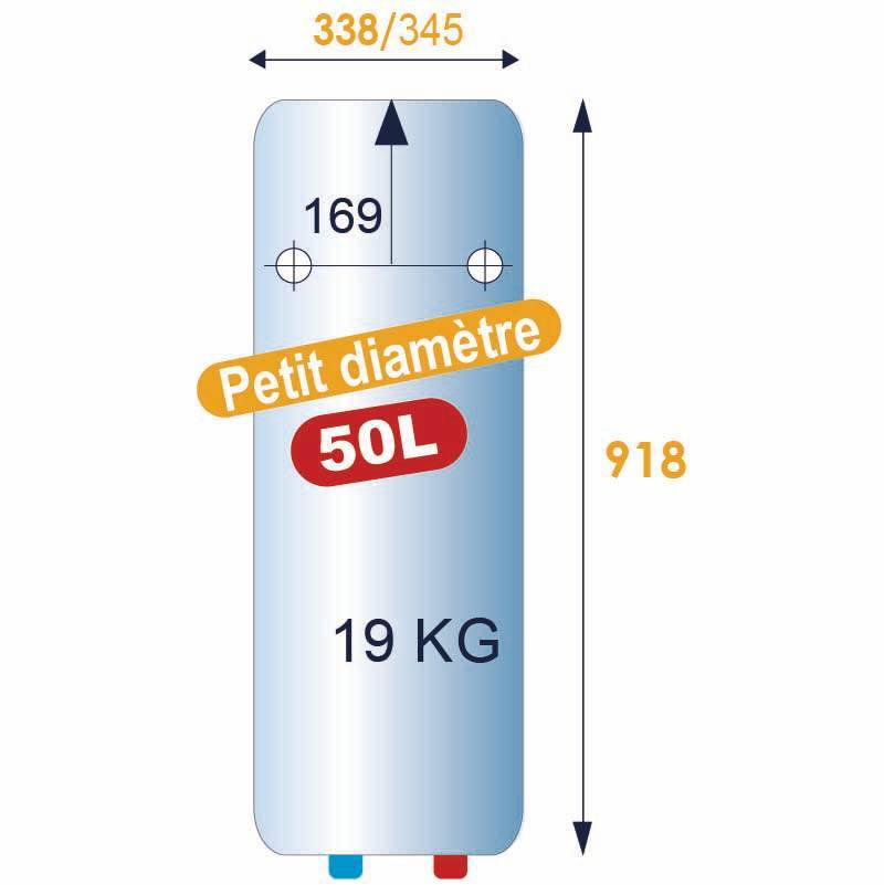 Chauffe-eau Thermor 50l Sous évier Production D'eau Chaude Rapide Et Compacte Pour Les Petits Espaces. - Thermor-1