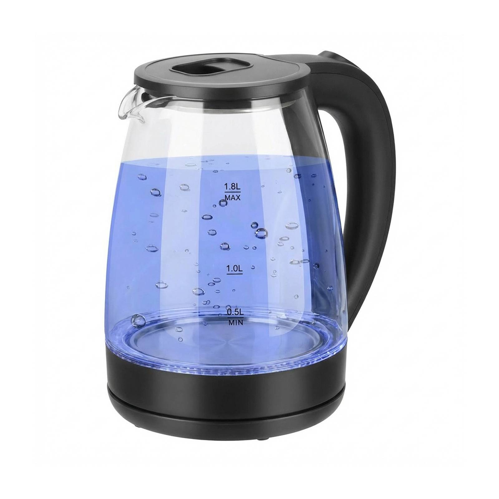 Bouilloire Électrique 1.8 L 1500W avec Éclairage LED et Arrêt Automatique-0