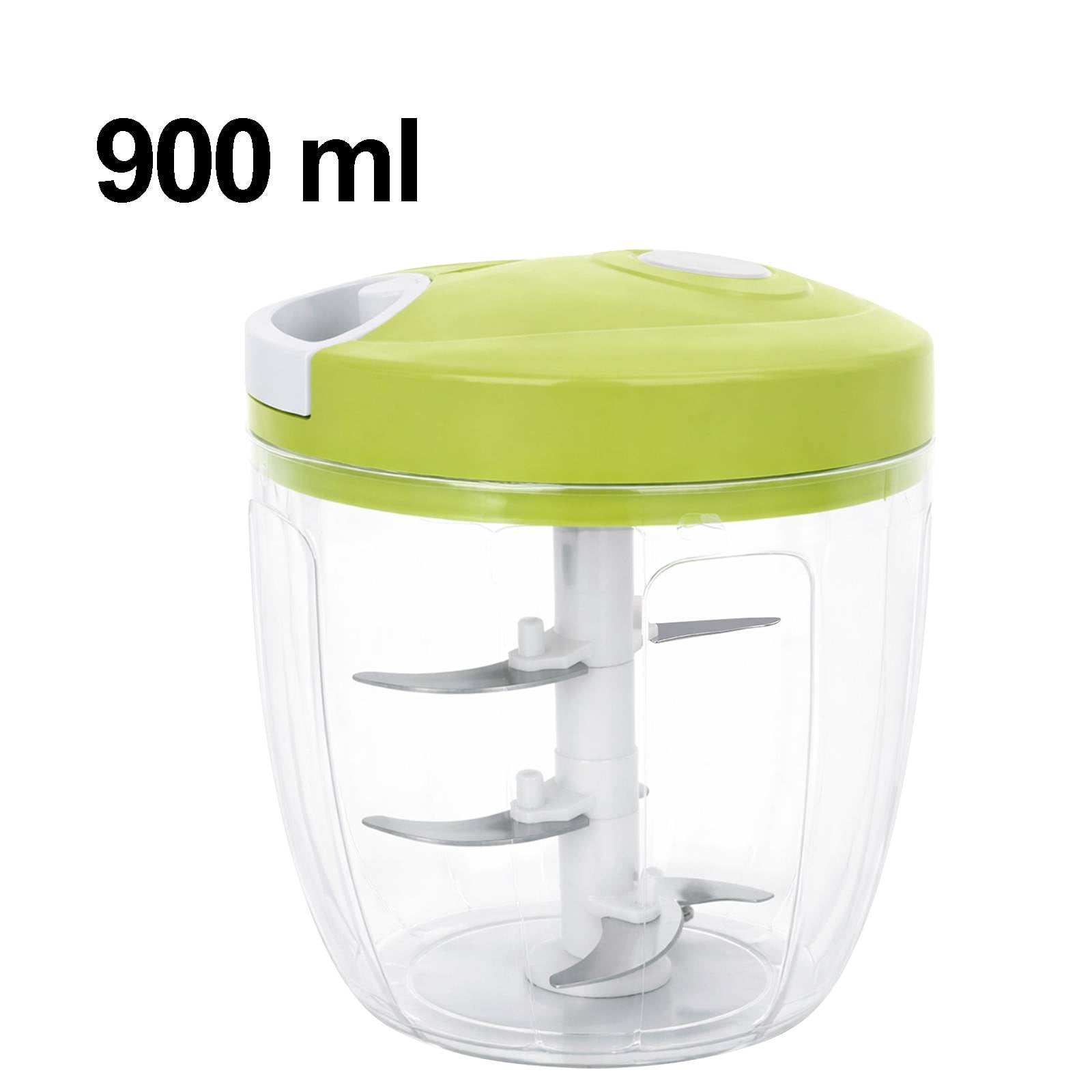 Hachoir Manuel Multifonction Lames Inox et Bol 900 Ml-4