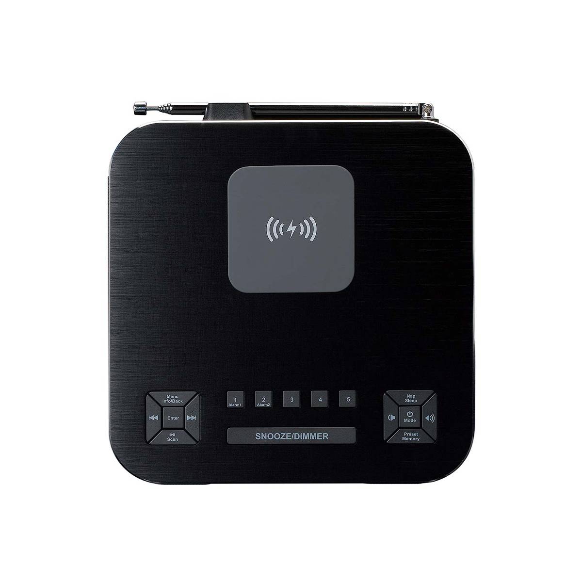 Radio-réveil DAB+ FM Stéréo avec Charge Sans Fil Bluetooth-2