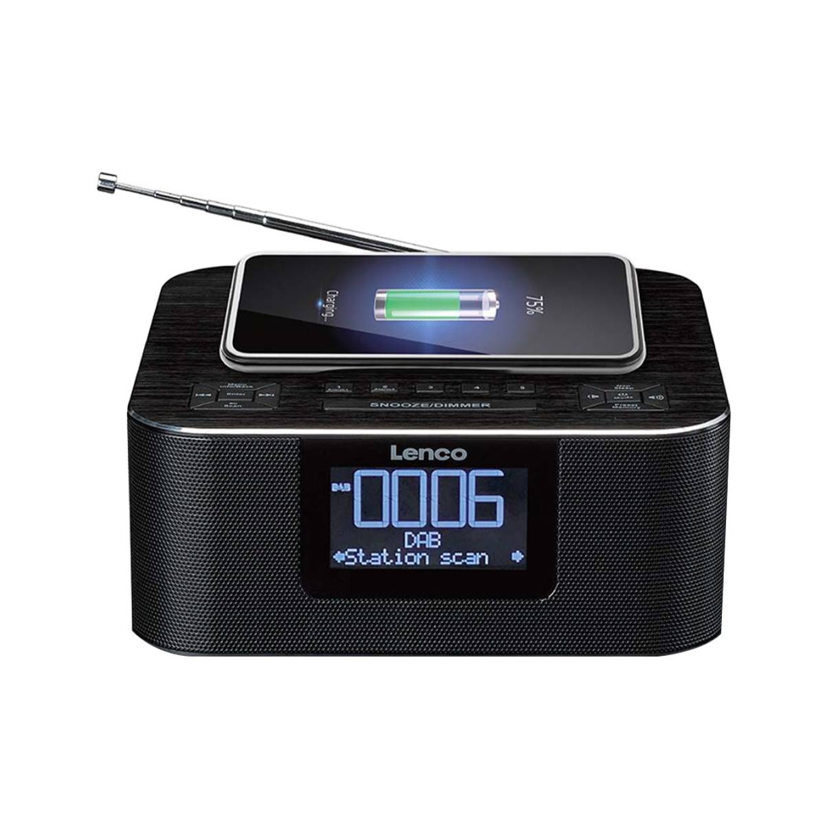 Radio-réveil DAB+ FM Stéréo avec Charge Sans Fil Bluetooth-3