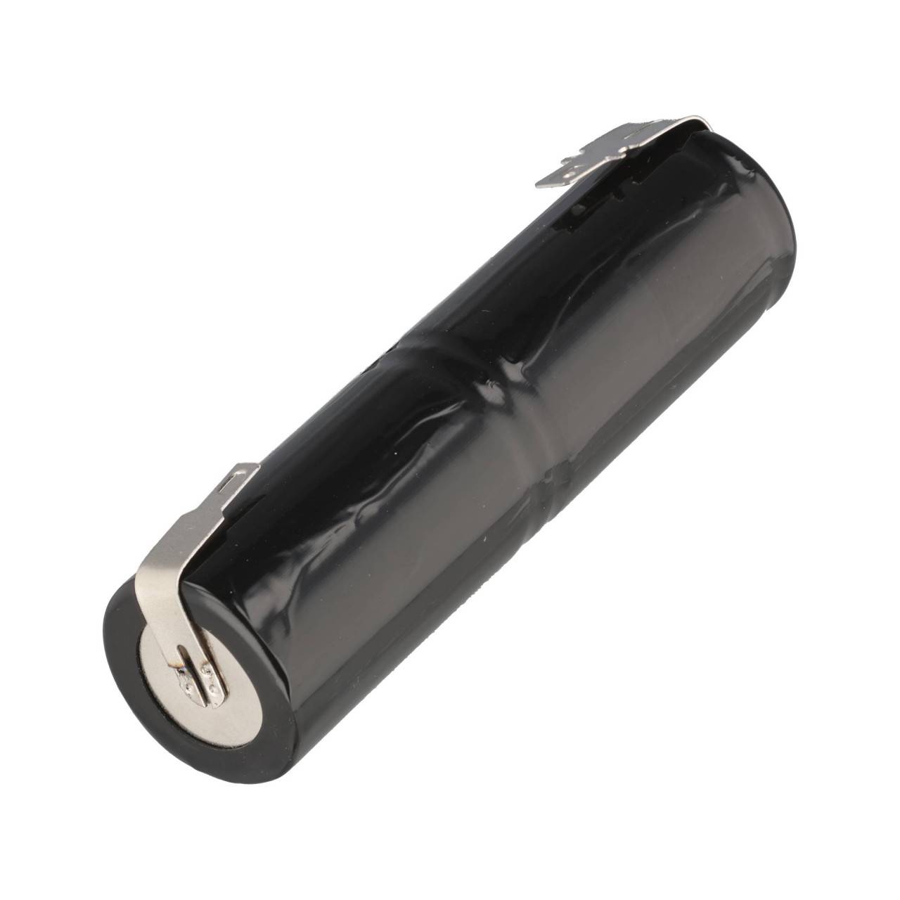 Batterie d'éclairage de secours NiMH 2,4 V 2500 mAh L1x2 Sub-C avec connecteur Faston +4,8 mm / -2,8 mm, remplace...-0