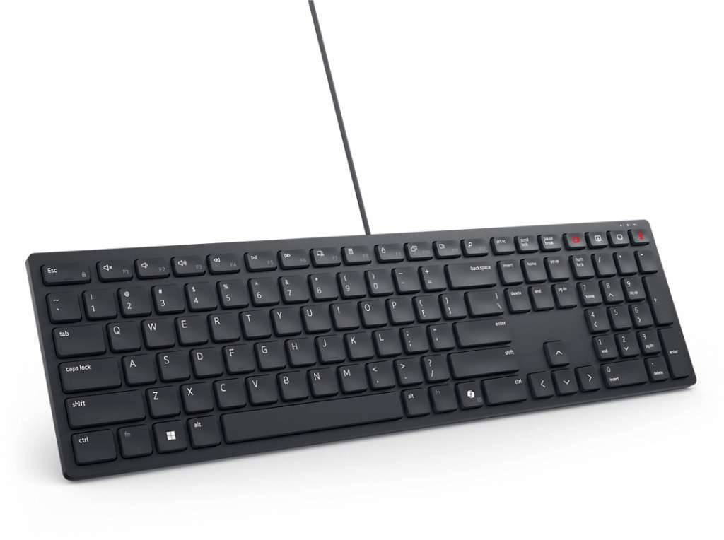 DELL Clavier filaire de collaboration Pro - KB525C - États-Unis international (QWERTY), Taille réelle (100 %), Avec fil,-1