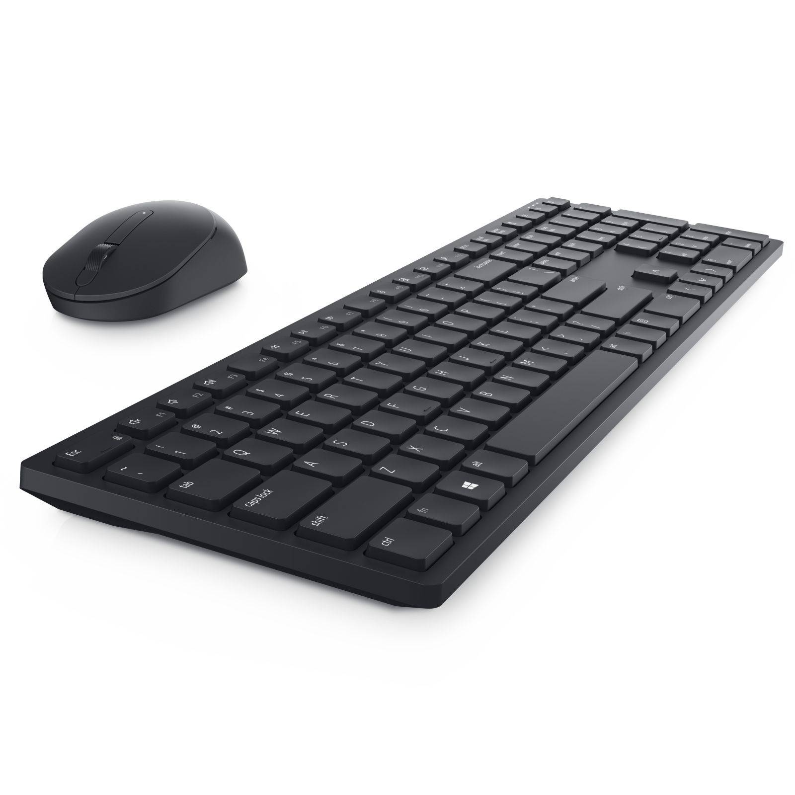 DELL Clavier et souris Pro - KM5221W - français (AZERTY) - noir, Taille réelle (100 %), Sans fil, RF sans fil, AZERTY, N-3