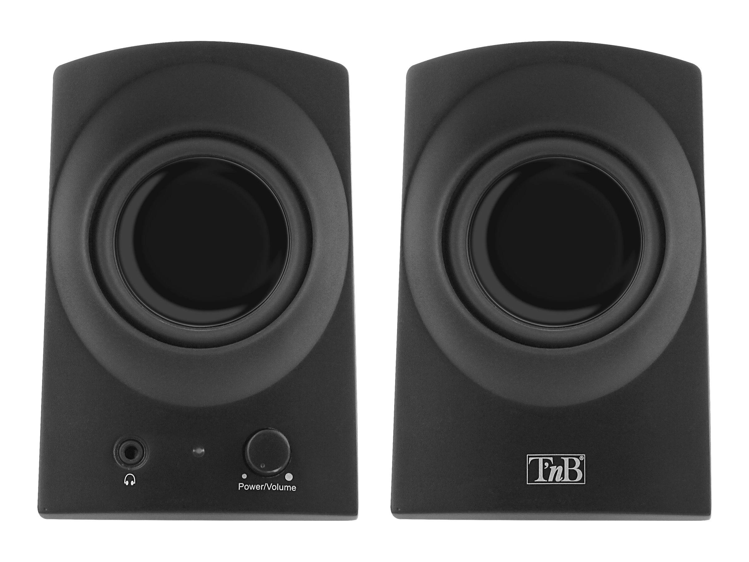 TNB ARK Series - Haut Parleurs 2.0 6W Peak Power - noir-2