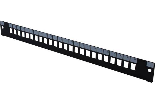 Façade nue 24 LC Duplex/SC Simplex pour tiroir optique 1U-0