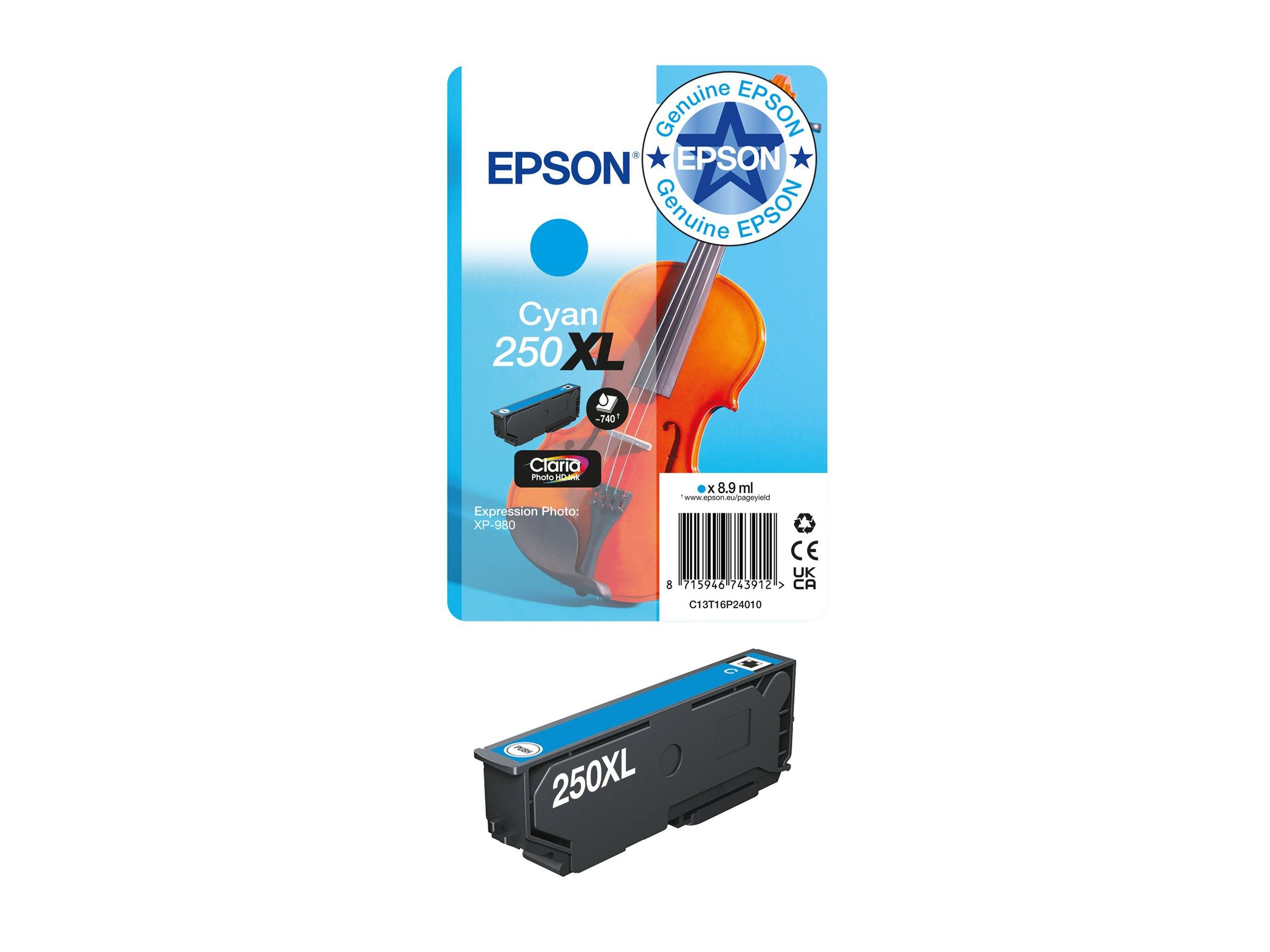 EPSON Singlepack Cyan 250XL ink-2