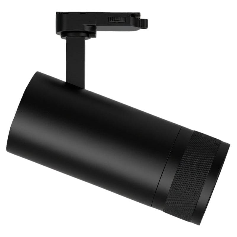 Spot LED sur Rail Noir Angle Ajustable Triphasé 30W 15-60° CCT TRIAC Dimmable - 3000K/4000K/6000K - SILAMP-3