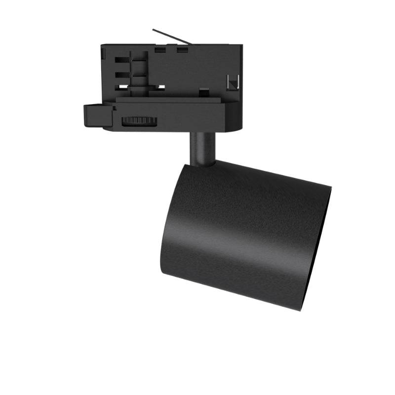 Spot LED sur Rail Noir Triphasé 24W 36° TRIAC Dimmable - Blanc Neutre 4000K - 5500K - SILAMP-2