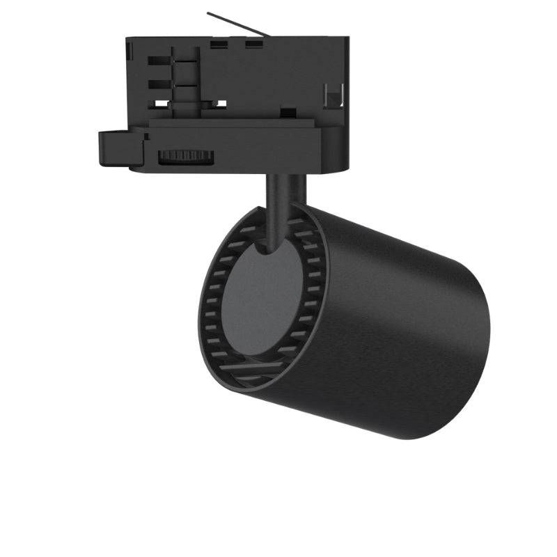 Spot LED sur Rail Noir Triphasé 24W 36° TRIAC Dimmable - Blanc Neutre 4000K - 5500K - SILAMP-3