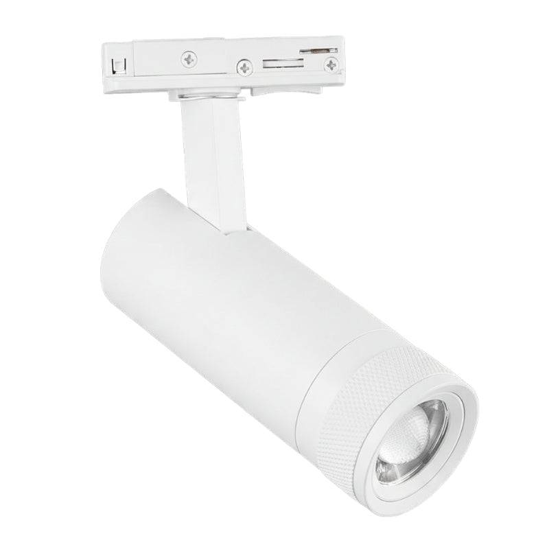 Spot LED sur Rail Blanc Angle Ajustable Monophasé 30W 15-60° CCT TRIAC Dimmable - 3000K/4000K/6000K - SILAMP-0