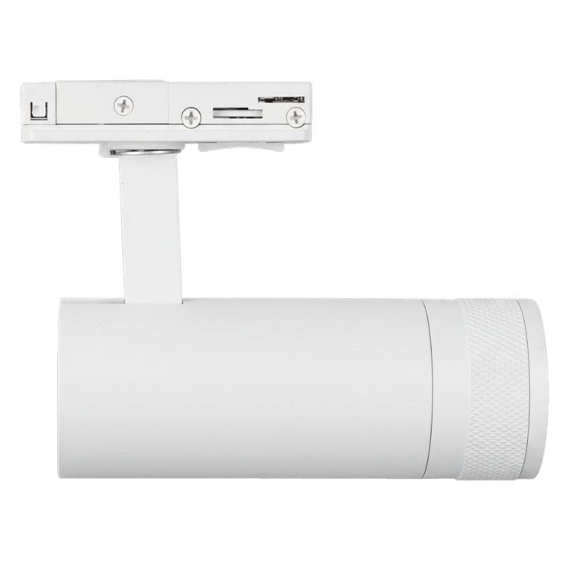 Spot LED sur Rail Blanc Angle Ajustable Monophasé 30W 15-60° CCT TRIAC Dimmable - 3000K/4000K/6000K - SILAMP-2