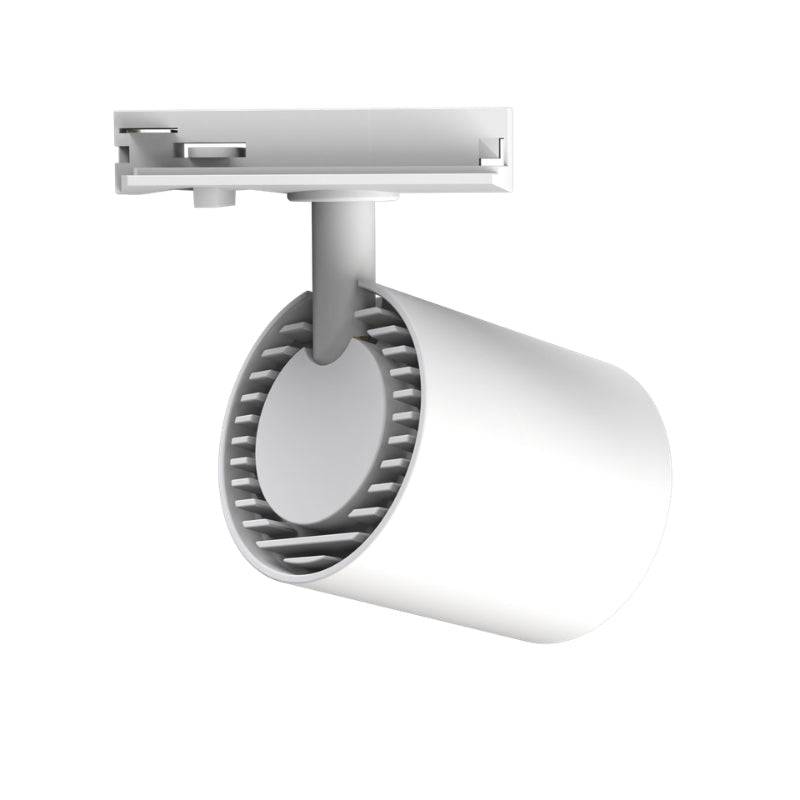 Spot LED sur Rail Blanc Monophasé 24W 36° TRIAC Dimmable - Blanc Chaud 2300K - 3500K - SILAMP-1