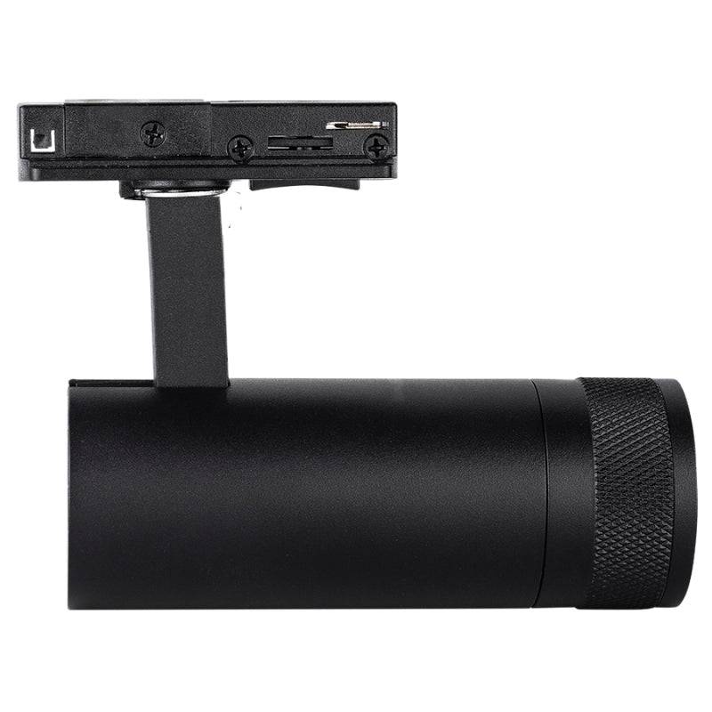 Spot LED sur Rail Noir Angle Ajustable Monophasé 30W 15-60° CCT TRIAC Dimmable - 3000K/4000K/6000K - SILAMP-3