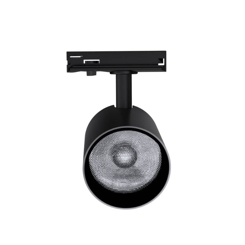 Spot LED sur Rail Noir Monophasé 24W 36° TRIAC Dimmable - Blanc Chaud 2300K - 3500K - SILAMP-2