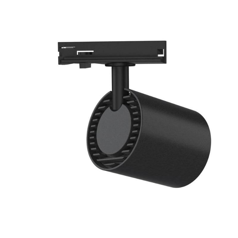 Spot LED sur Rail Noir Monophasé 24W 36° TRIAC Dimmable - Blanc Chaud 2300K - 3500K - SILAMP-3