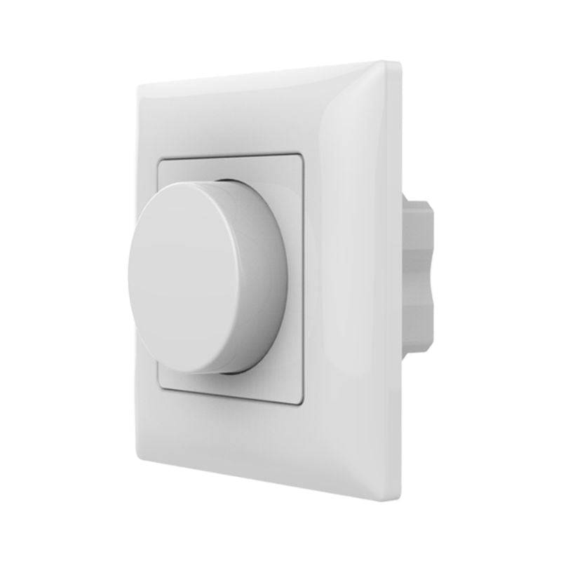 Variateur LED Mural avec Bouton Rotatif 220V 360W TRIAC - Blanc - SILAMP-0