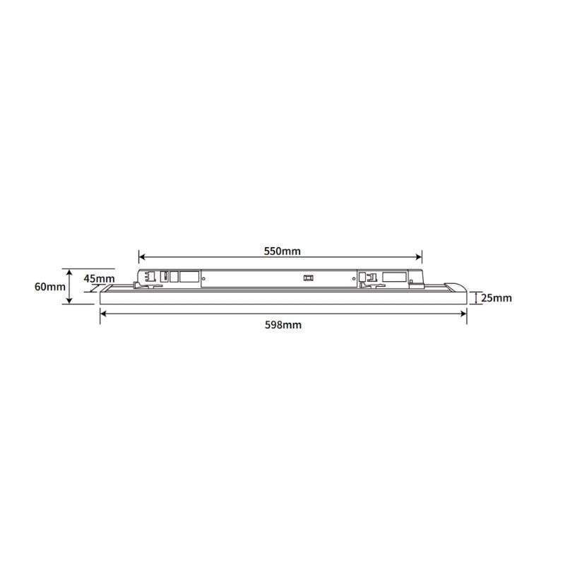 Linéaire sur Rail Triphasé 15-30W Ajustable 60cm 120° CCT Blanc - 3000K/4000K/6000K - SILAMP-4