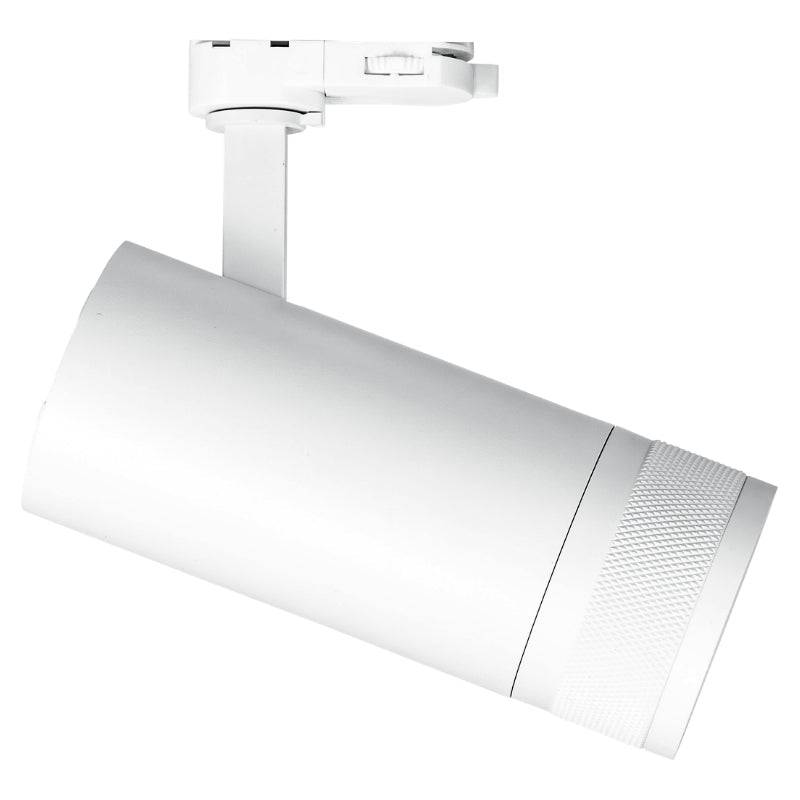 Spot LED sur Rail Blanc Angle Ajustable Triphasé 30W 15-60° CCT TRIAC Dimmable - 3000K/4000K/6000K - SILAMP-4