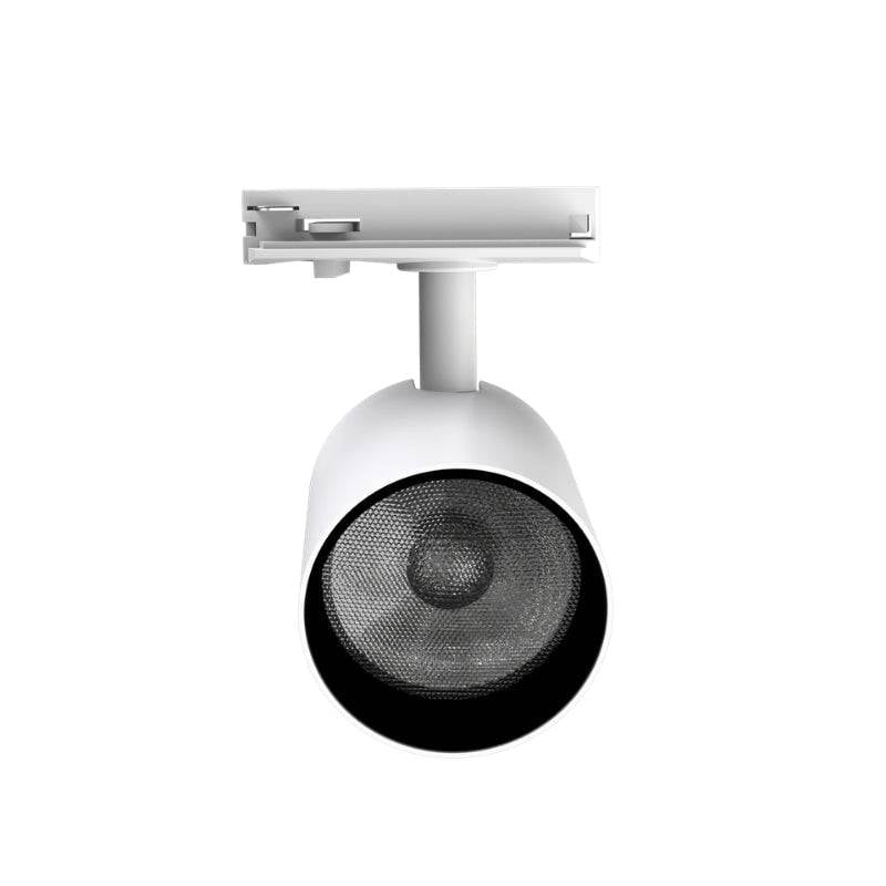 Spot LED sur Rail Blanc Monophasé 24W 36° TRIAC Dimmable - Blanc Chaud 2300K - 3500K - SILAMP-4