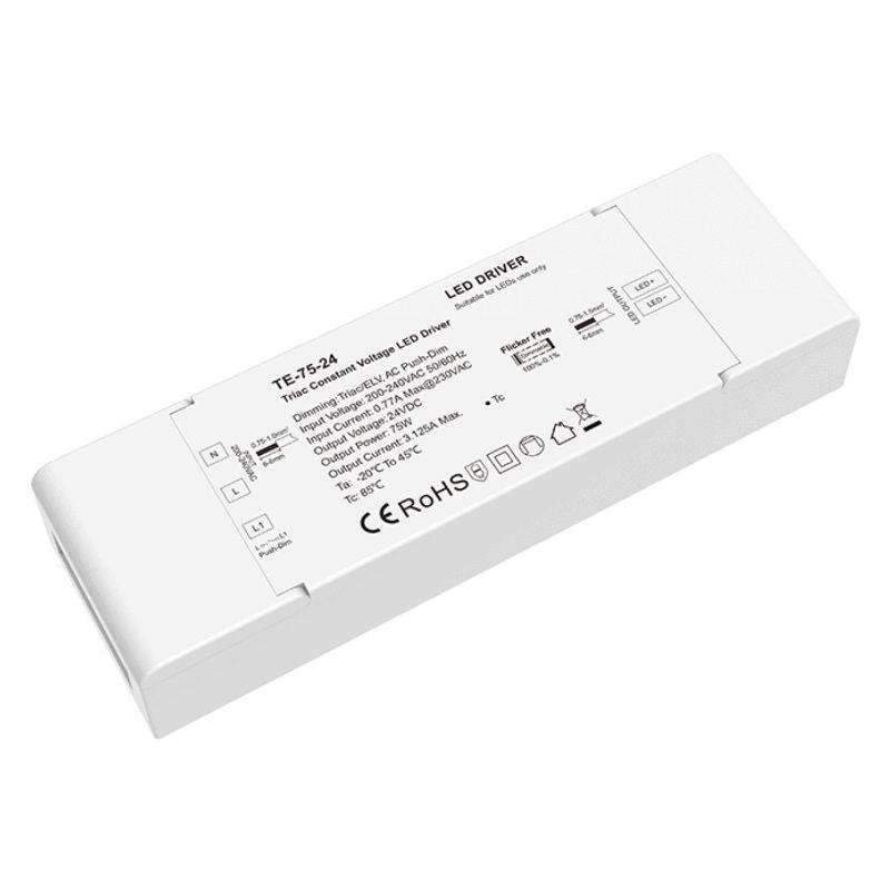 Transformateur LED 220V 24V 75W 3,125A TRIAC Dimmable / Push Dim - SILAMP-1