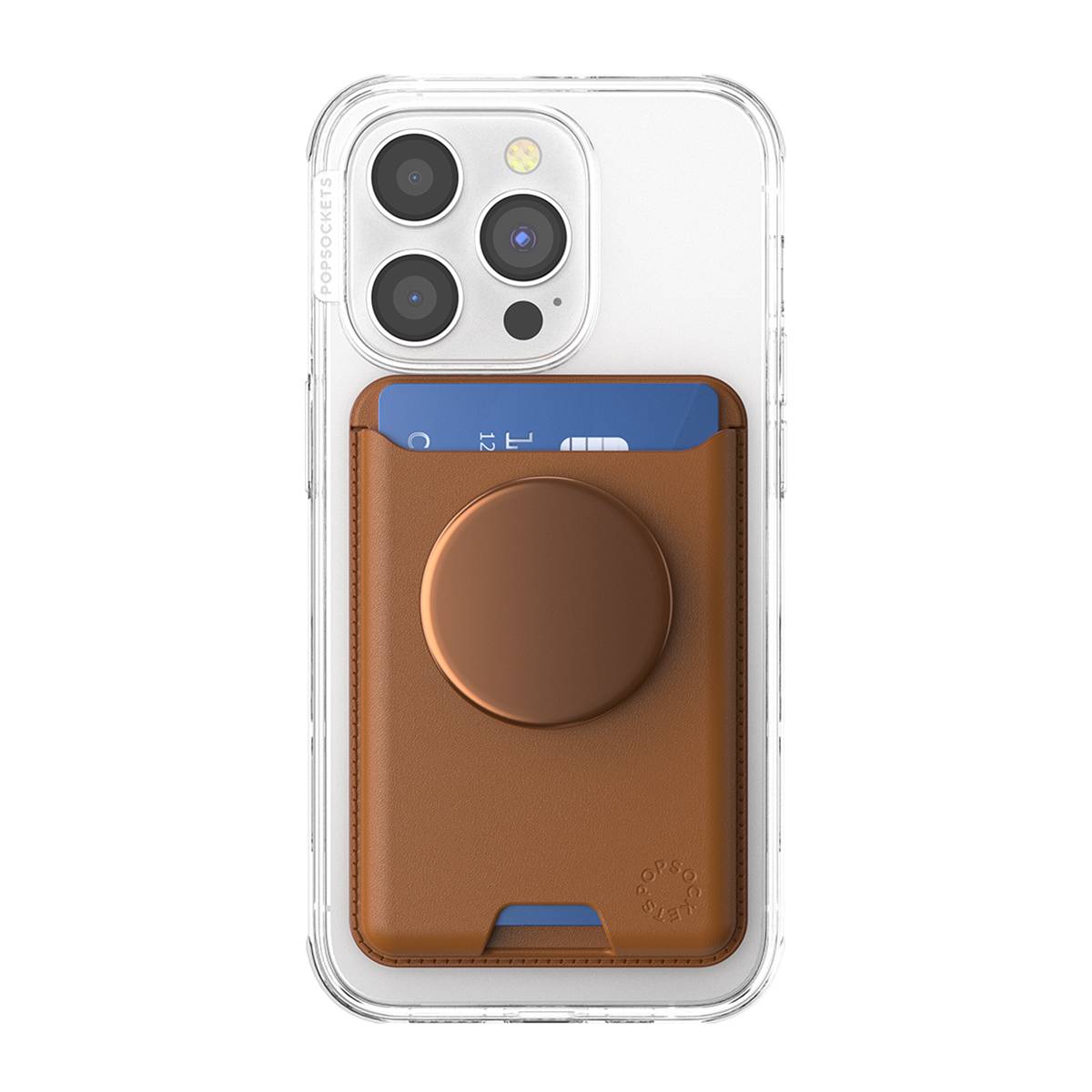 Porte-carte MagSafe Modèle PopWallet avec PopGrip Stand et Selfie-2