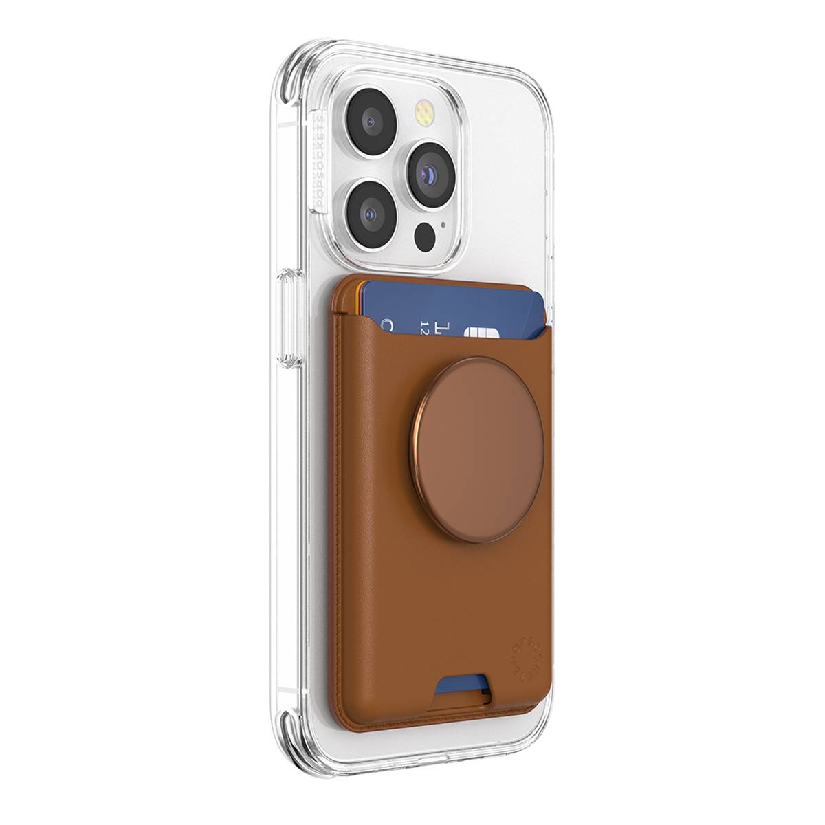 Porte-carte MagSafe Modèle PopWallet avec PopGrip Stand et Selfie-3