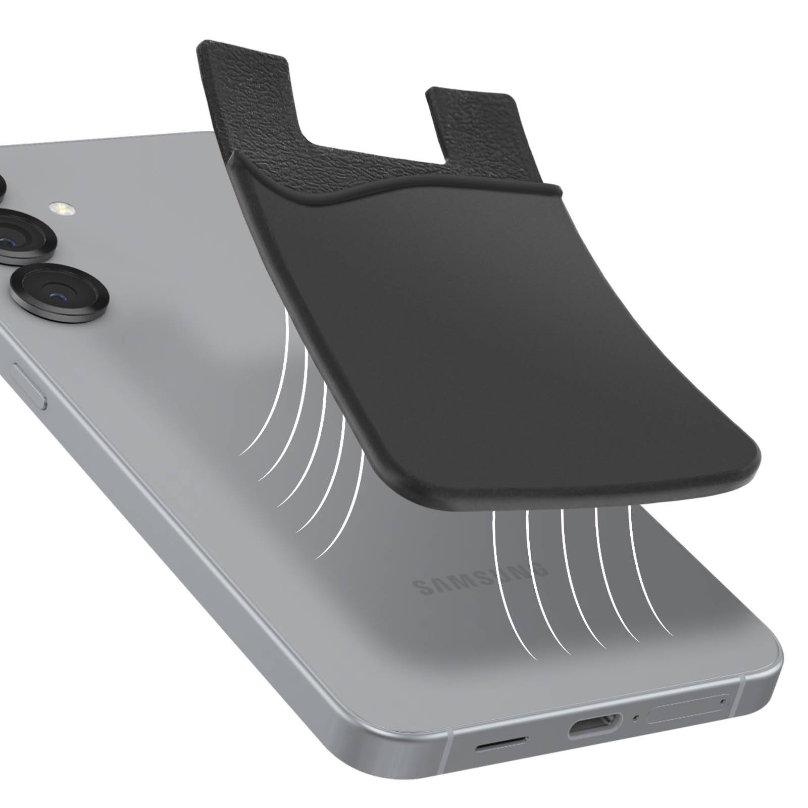Porte-carte Smartphone et tablette Rangement pour carte Silicone adhésif-2