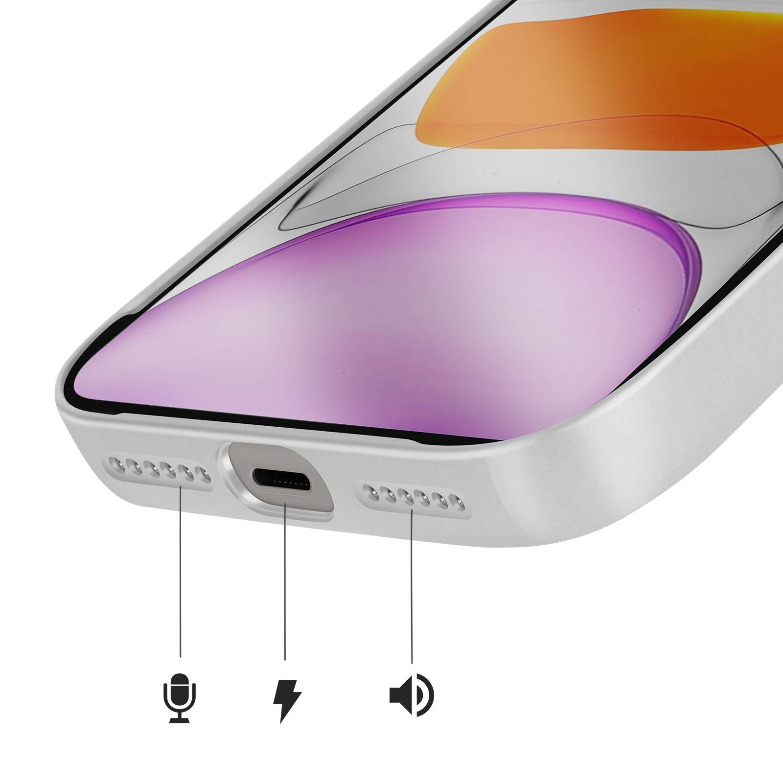 Coque pour iPhone 11 Compatible MagSafe Finition AG Glass Mate-4