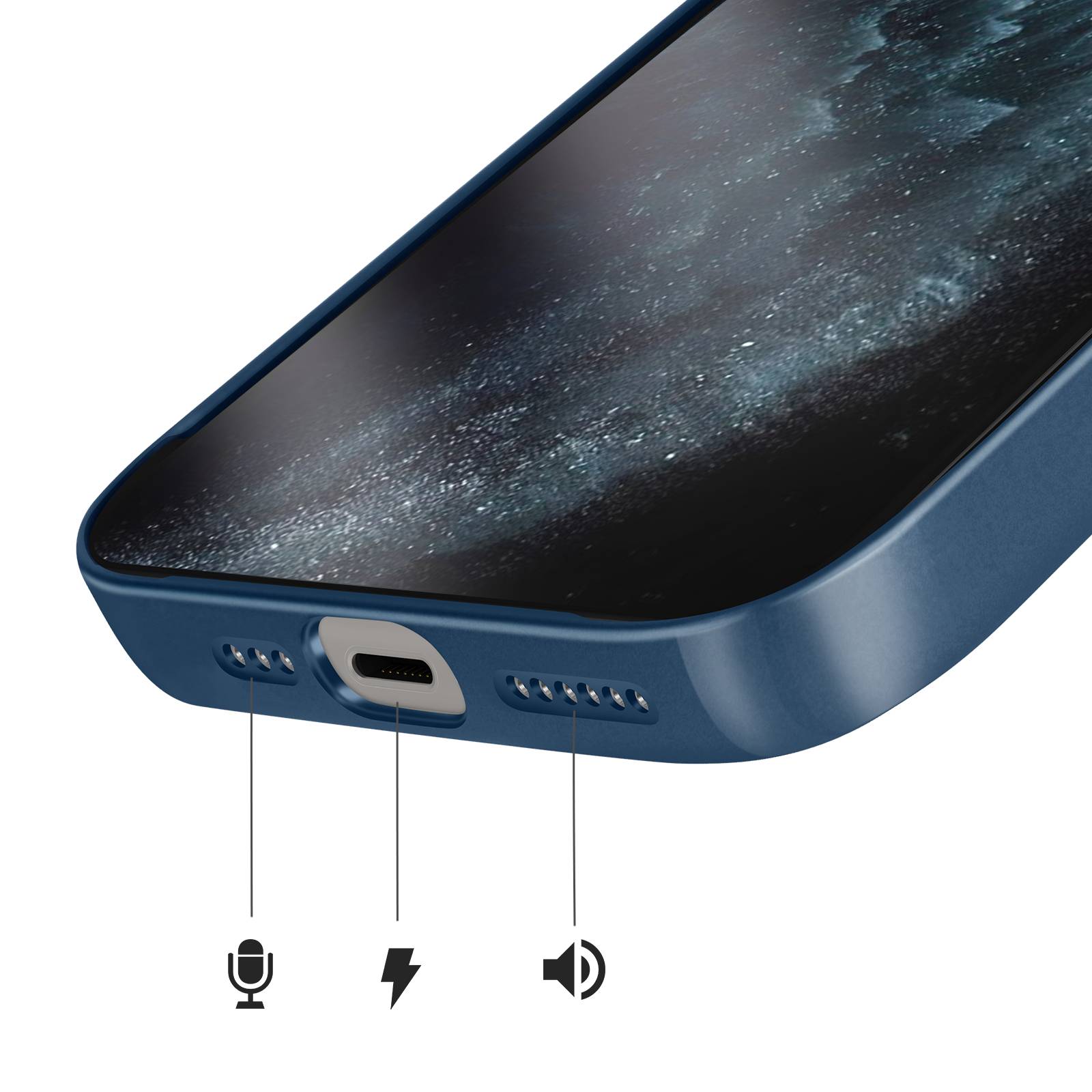 Coque pour iPhone 11 Pro Max Compatible MagSafe Finition AG Glass Mate-4