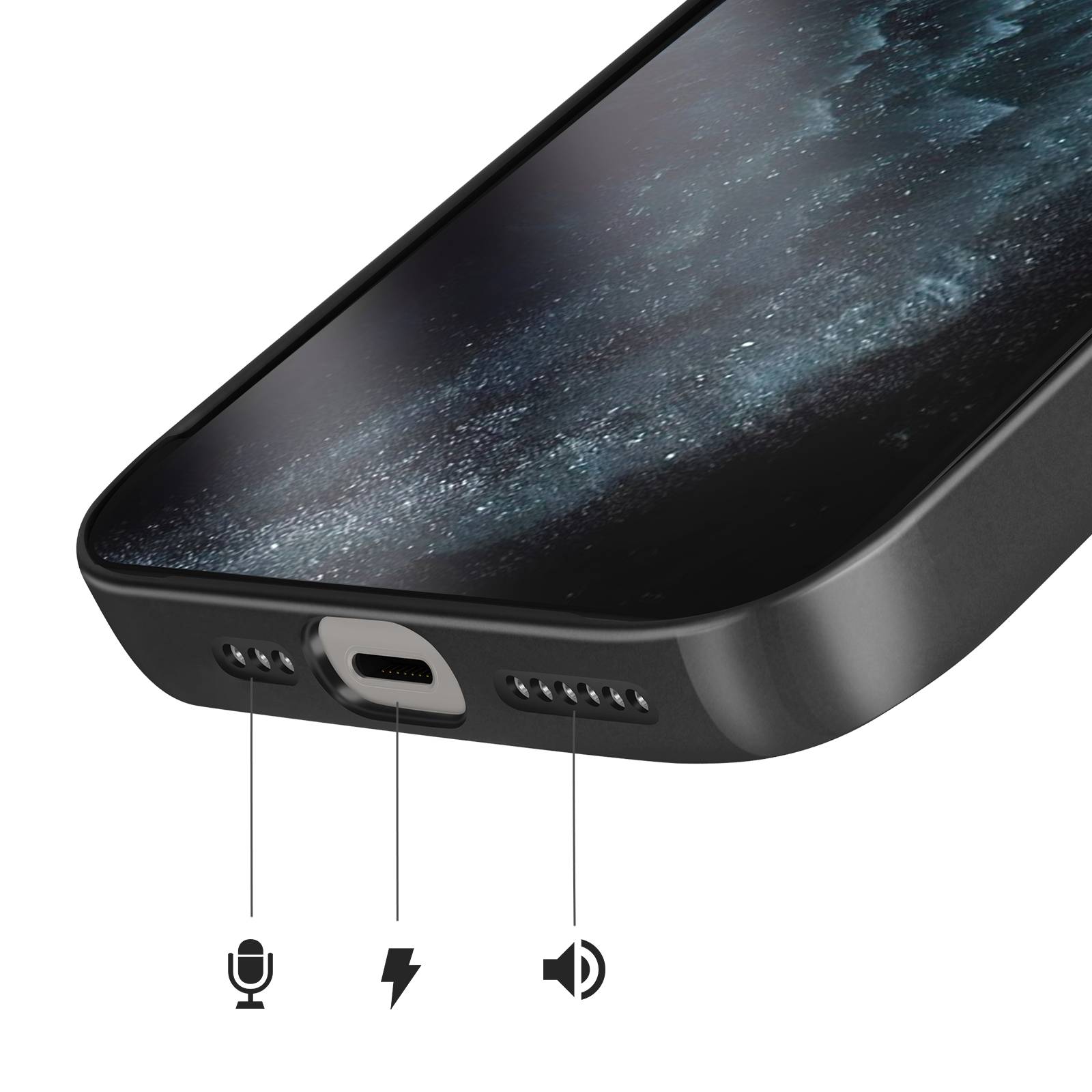 Coque pour iPhone 11 Pro Max Compatible MagSafe Finition AG Glass Mate-4