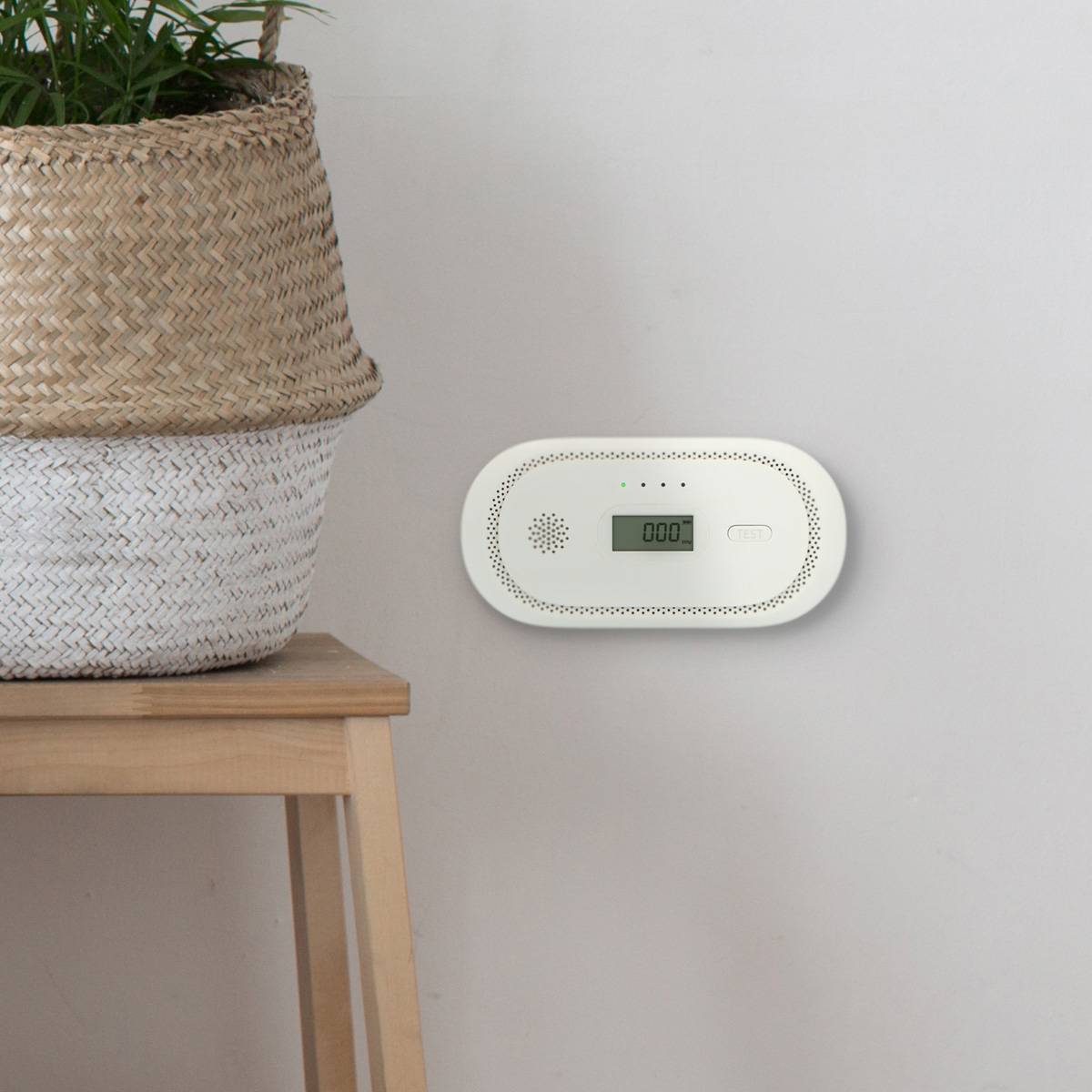 Détecteur Monoxyde Carbone avec Écran LCD Alarme 85 dB Puissant-3