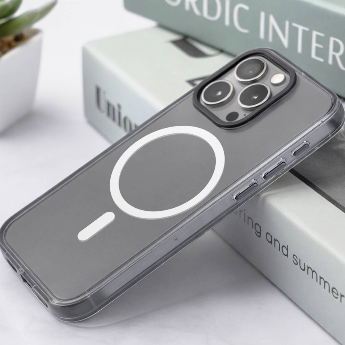 Coque MagSafe pour iPhone 15 Pro Série JellyTint Antichoc Ultra Résistant-3