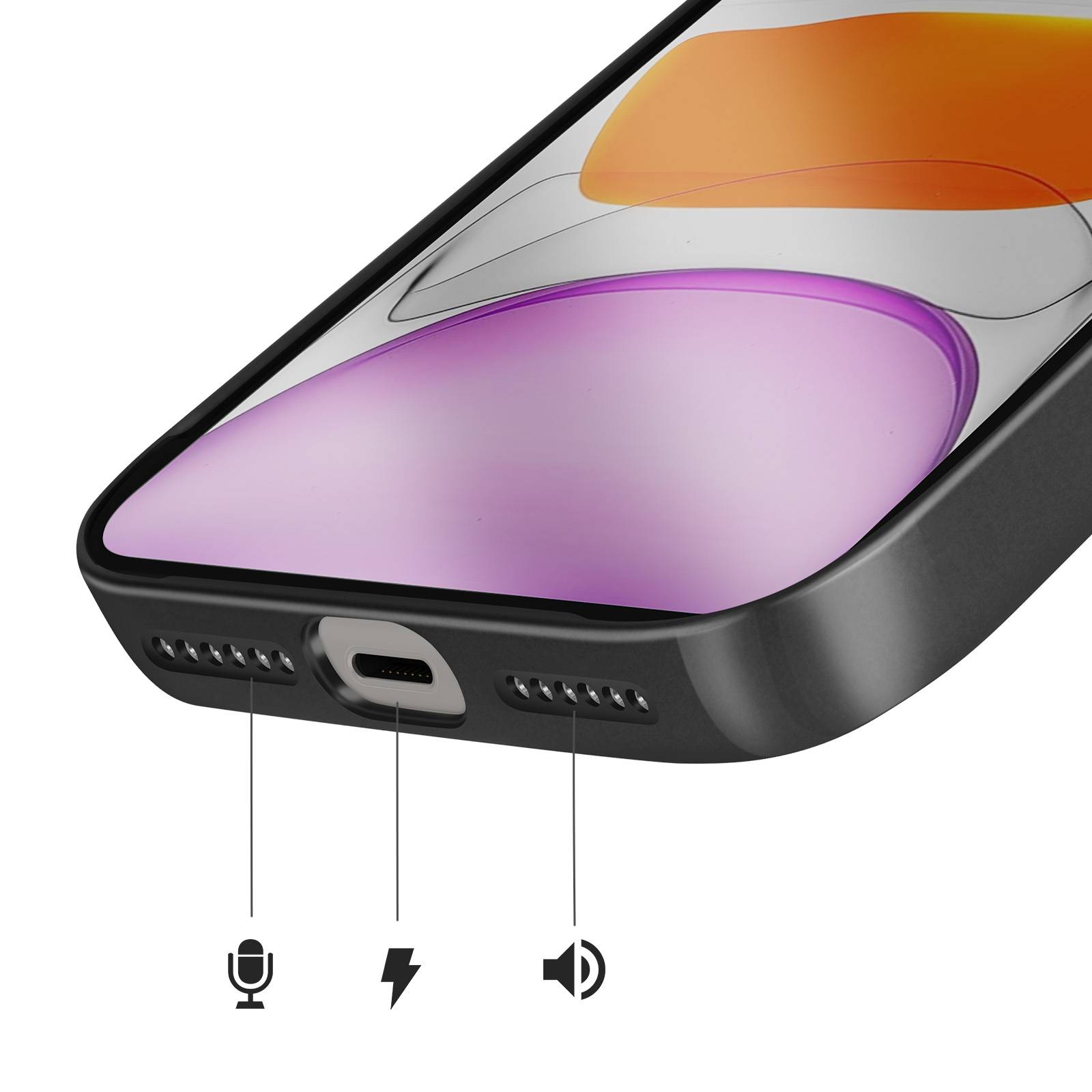 Coque pour iPhone 11 Compatible MagSafe Finition AG Glass Mate-4