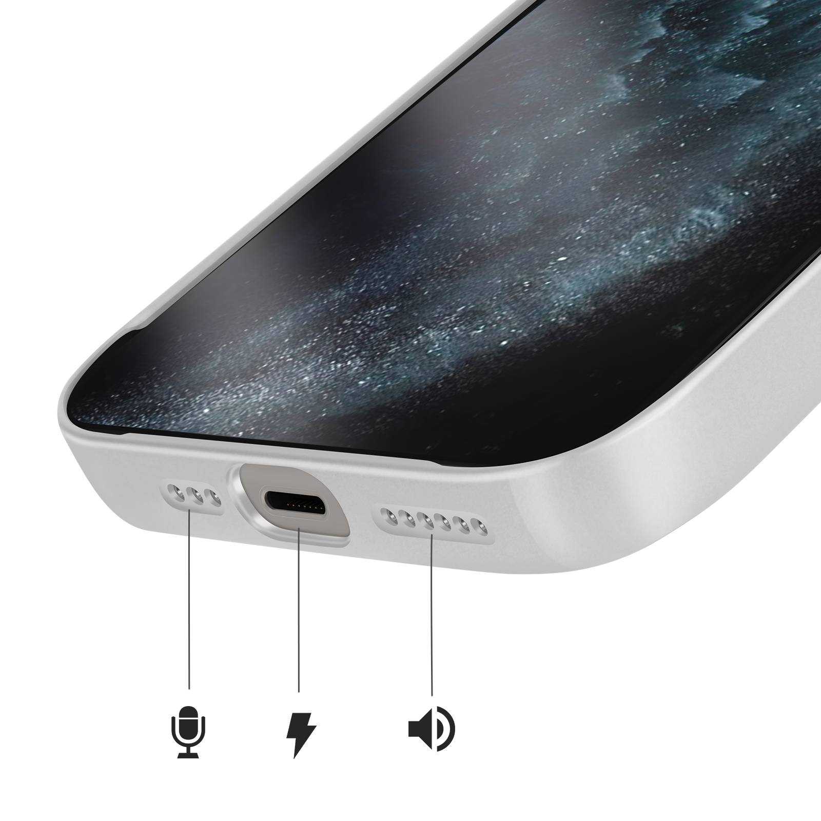 Coque pour iPhone 11 Pro Max Compatible MagSafe Finition AG Glass Mate-4