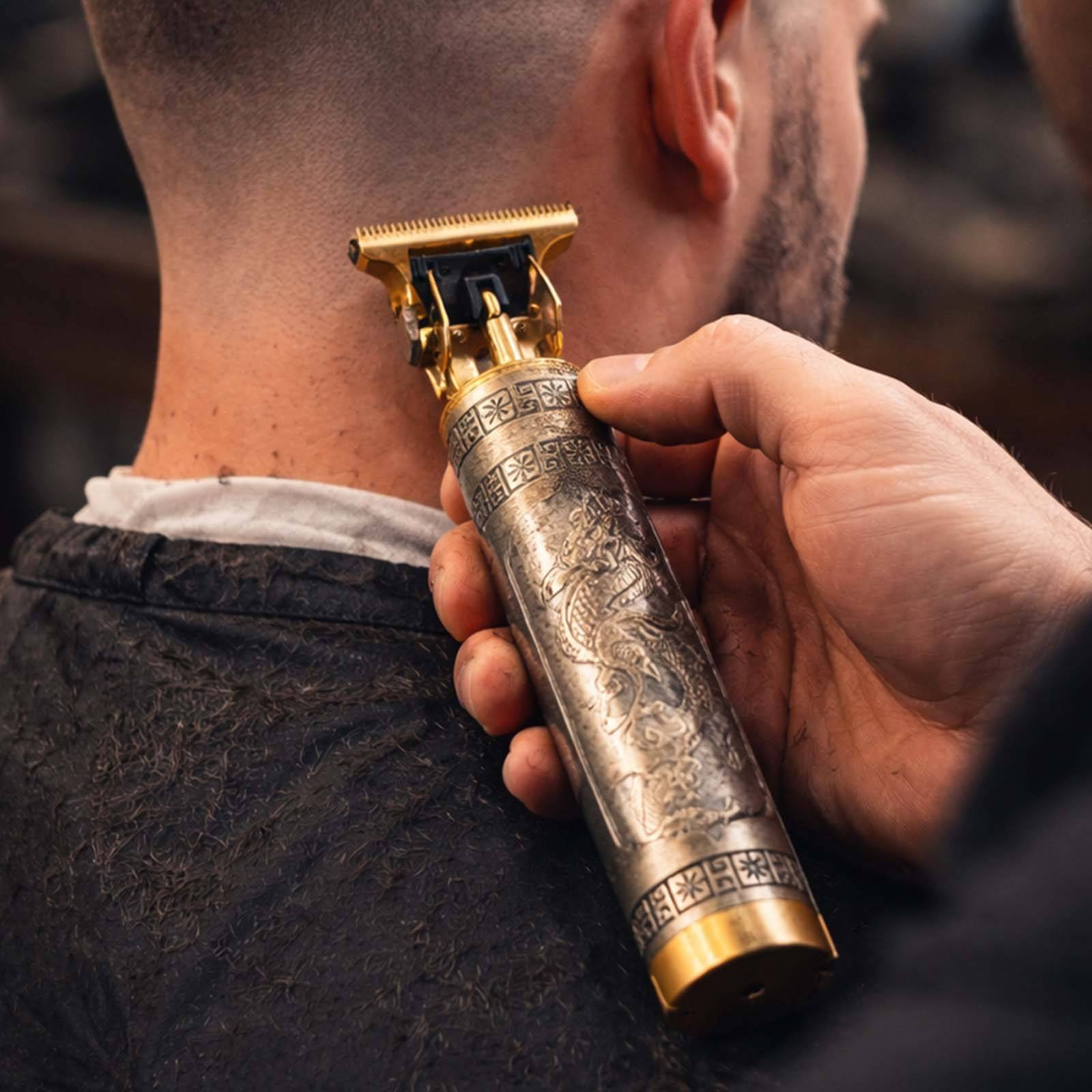 Tondeuse Sans Fil Gravé en Métal Autonomie 3h Contours et Finition Précis-2