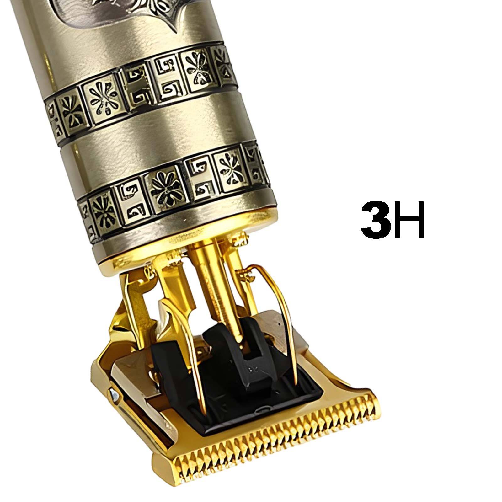 Tondeuse Sans Fil Gravé en Métal Autonomie 3h Contours et Finition Précis-4