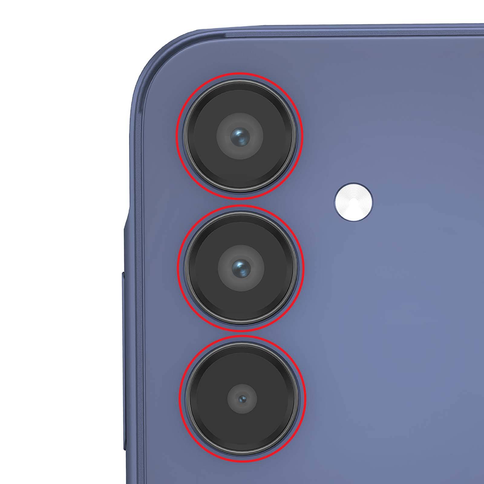 Lentilles de Remplacement Complète pour Caméra Arrière Galaxy A15 4G-2