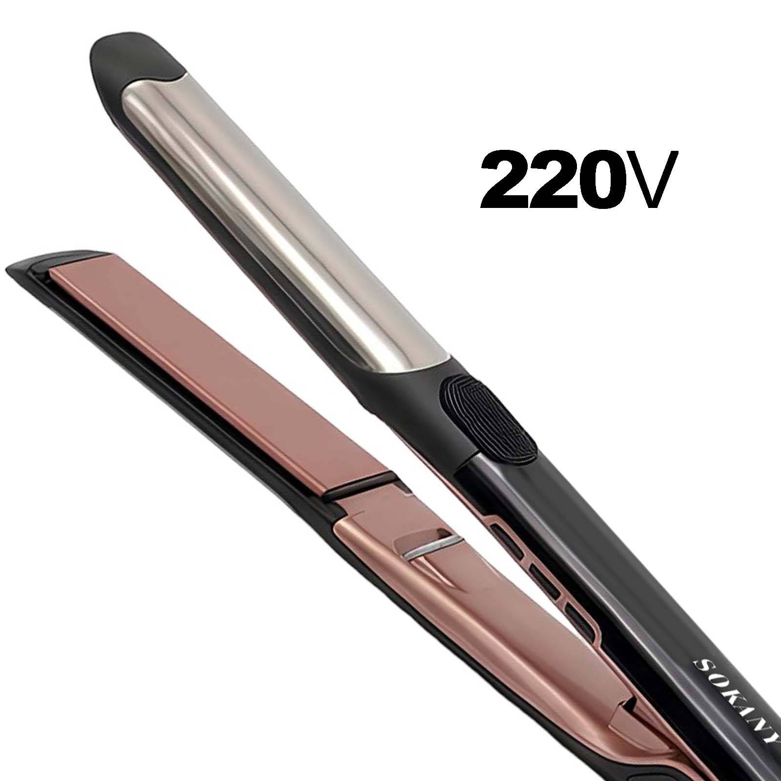 Lisseur Cheveux 65W avec Écran LED 6 Niveaux de Température Chauffage Rapide-4