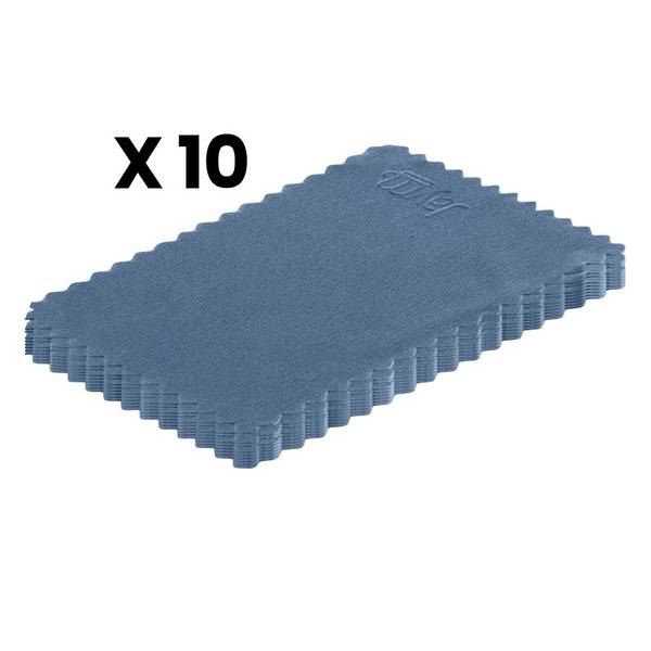 Pack 10 Chiffons en Microfibres 10x10cm Ultra Doux