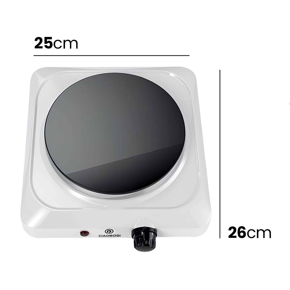 Plaque de Cuisson Électrique 1500W 5 Niveaux de Température-3