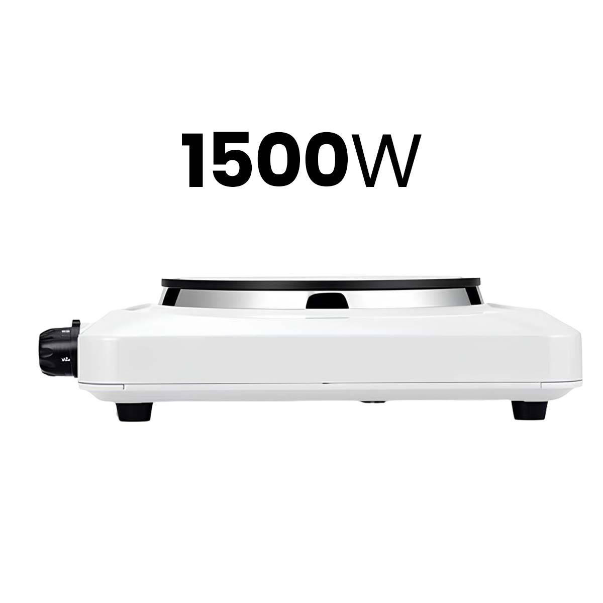 Plaque de Cuisson Électrique 1500W 5 Niveaux de Température-4