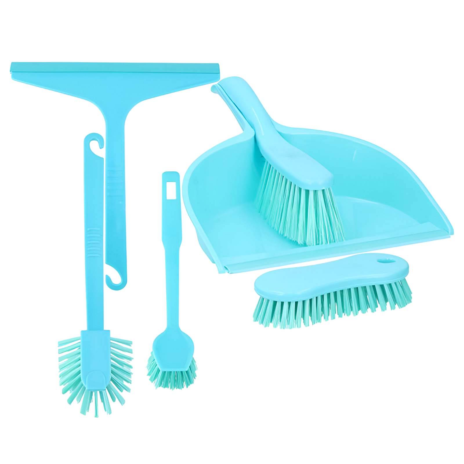 Kit de Nettoyage 6 en 1 avec Pelle / Brosses et Raclette Multi-usages-1