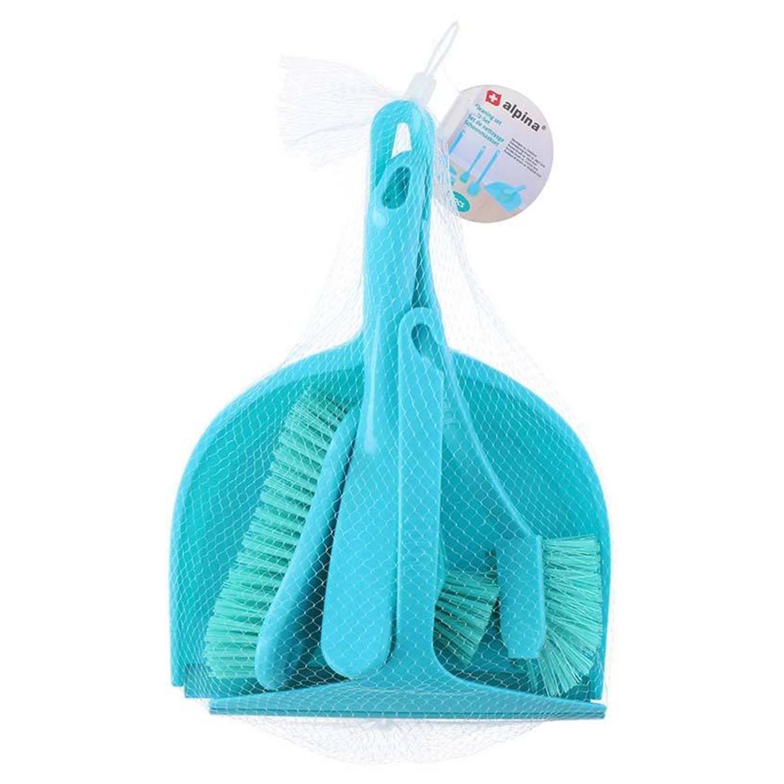 Kit de Nettoyage 6 en 1 avec Pelle / Brosses et Raclette Multi-usages-3
