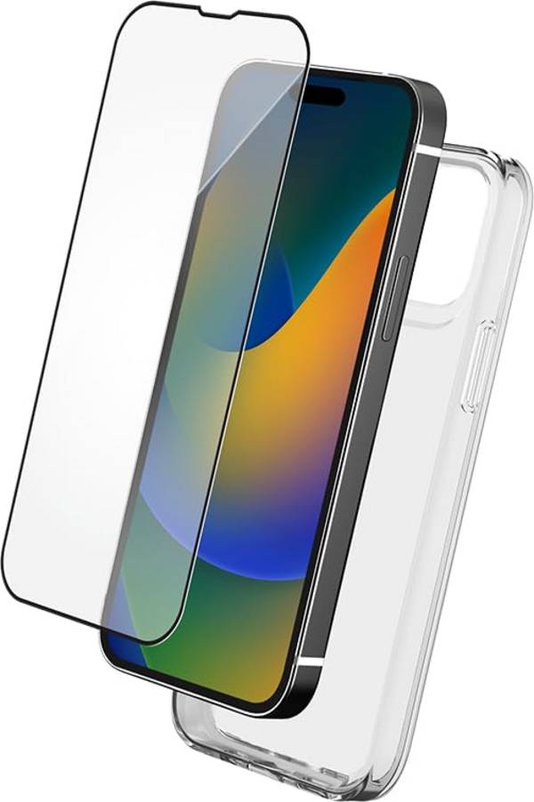 Pack Case iPhone 15 Pro+Tempered Glass